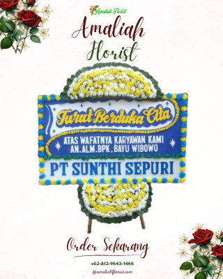 Papan Bunga Duka di Tayuban