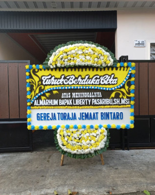 Papan Bunga Duka di Tayuban